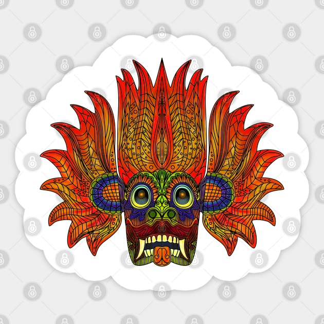 Sri Lanka Devil Mask : EYECHO Sticker by EYECHO